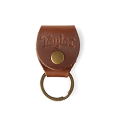 TAYLOR TKR03 Taylor Key Ring w / Pick Holder - Medium Brown Nubuck