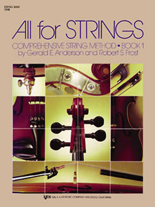 All For Strings Bass Book 1