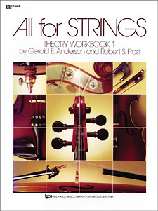 All For Strings Bass Theory Workbook BK 1