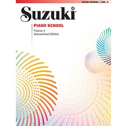 Suzuki Piano School International Edition Piano Book Volume 4