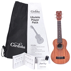 Cordoba Music UPP1S Ukulele Player Pack - Soprano