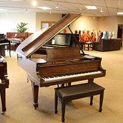 STEINWAY OMAHOGANY Model O Grand Piano Mahogany